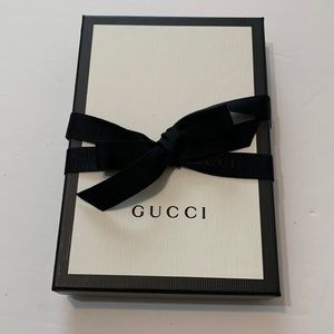 Gucci EMPTY Gift Box & Gucci Ribbon • Authentic